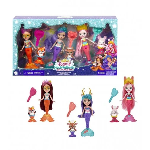 Mattel igračka lutkica Enchantimals sirena 9503007000