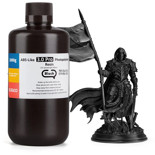 Elegoo ABS-Like 3.0 PRO Resin 1,000g Black Cene