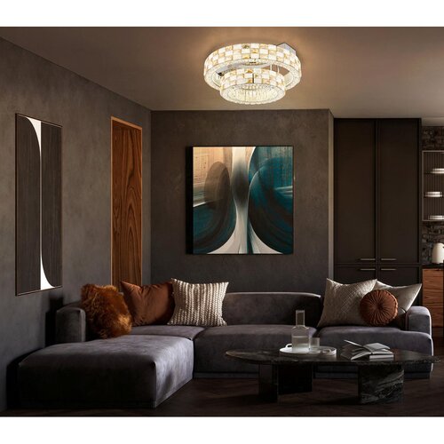 Globo 67396D1 - LED prigu&amp;scaron;iva stropno svetlo LIDIA 55W/230V 2700-6000K prečnik 61 cm+daljinski upravljač Slike