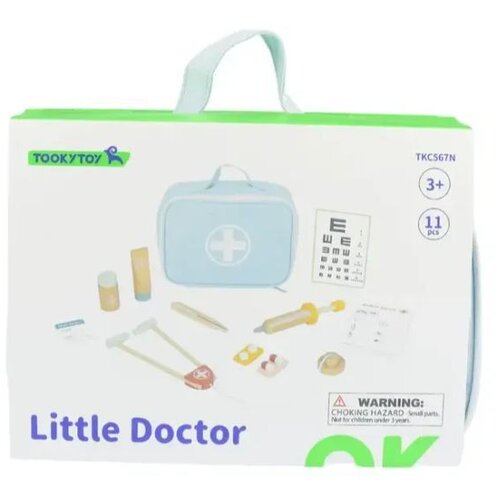  Tooky Toy: Lesena medicinska torba z dodatki Cene