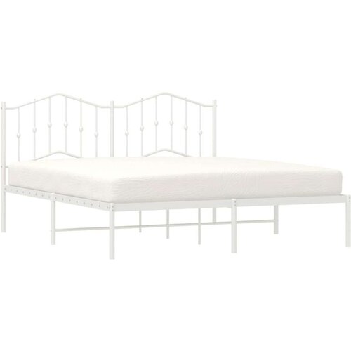  okvir za krevet s uzglavljem bijeli 183x213 cm Slike