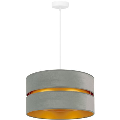  Duolla - Luster na sajli DUO 1xE27/15W/230V, prečnik 40 cm, zelena/zlatna Slike