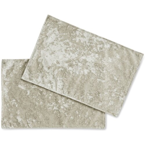 Catherine Lansfield Platnena podloga 2 kom 46x30 cm Crushed Velvet - Cijene