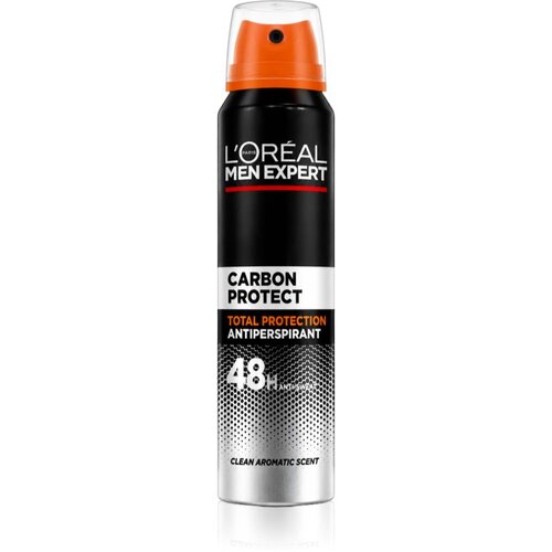 L&amp;acute;Or&amp;eacute;al Paris Men Expert Carbon Protect antiperspirant z 48-urnim učinkom za mo&amp;scaron;ke 150 ml Slike