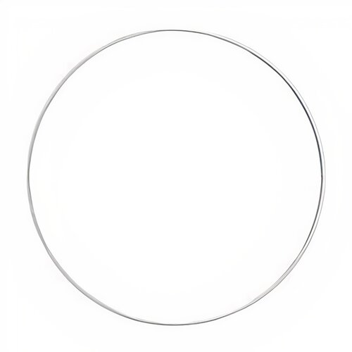 Beli metalni krug za završnu obradu 1 kom - izaberi veličinu Slike