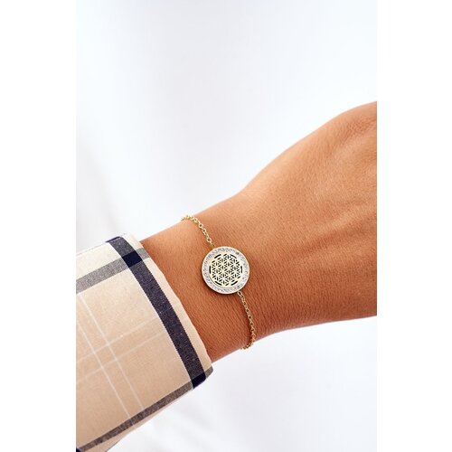  Bracelet With Cubic Zirconia Gold Slike