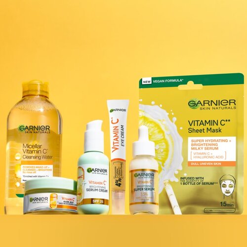 Garnier Skin Naturals Vitamin C Serum Cream serum za obraz 50 ml za ženske Slike