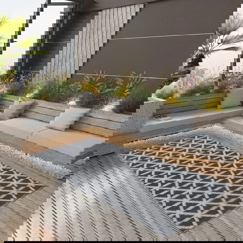 vidaXL Vanjski tepih crni 120 x 180 cm PP Cijene