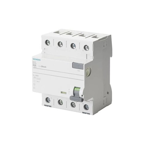 FID za&amp;scaron;titni prekidač 4-polni 40 A 0.1 A 400 V Siemens 5SV3444-6 Slike