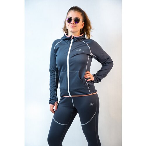 2117 TYFORS - Women's Hoodie 2nd Layer - Ink Cene
