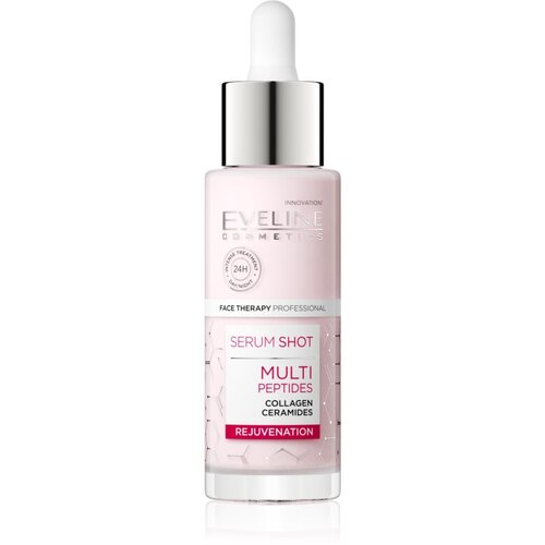Eveline Serum Shot Multi Peptides pomlađujući serum za lice s kolagenom 30 ml Slike
