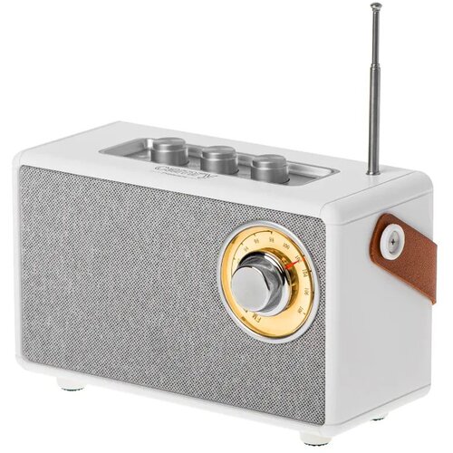Camry Radio CR 1902W, analogni FM, Bluetooth, USB, SD, bele barve, (5000076799) Slike