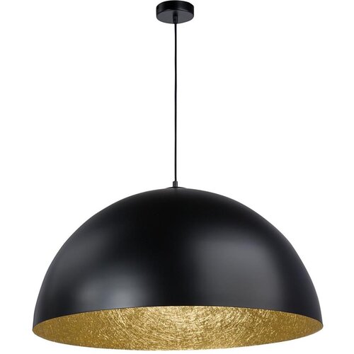  Visilica na sajli SFERA 1xE27/60W/230V, prečnika 50 cm, crna/zlatna Cene