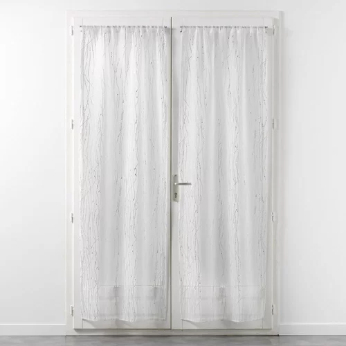 Douceur d intérieur Bele prosojne zavese v kompletu 2 ks 70x200 cm Filiane –