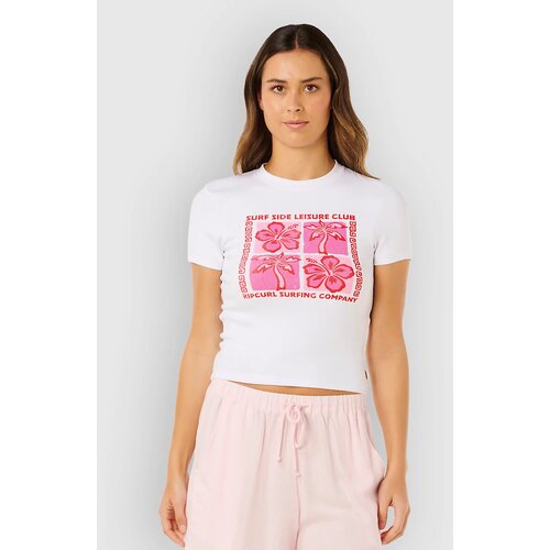 Rip Curl Surf Side Fitted T-shirt optical white Cene