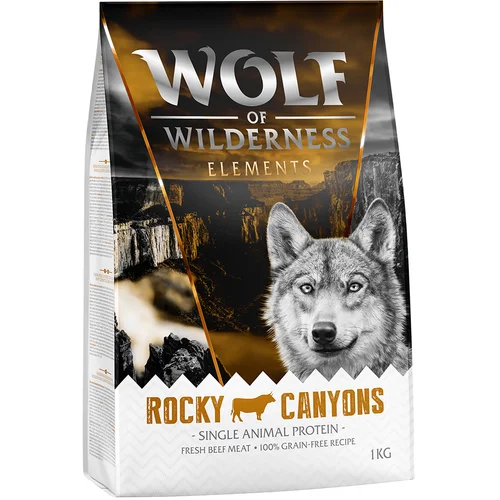 Wolf of Wilderness Povoljno! 1 kg - Rocky Canyons - govedina (Monoprotein)