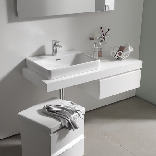 Laufen H8169630001041 Pro S 60 x 46,5 cm nadpultni keramični umivalnik z odprtino za armaturo Slike