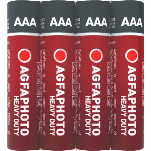 Agfa Baterija Zinc-Carbon, AAA SHRINK S4, 4 komada Slike