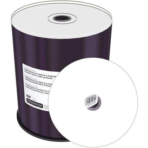 Mediarange Professional DVD-R 16x 4.7 GB Full Surface White Printable, 100 kom Cene