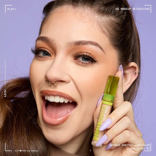 NYX Professional Makeup Wonder Snatch tekoči korektor 3v1 odtenek Alabaster 3 ml Slike