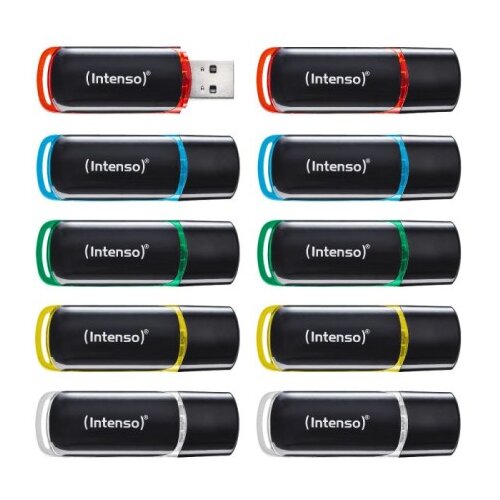 Intenso 10x8GB Business Line USB 2.0 spominski ključki - Barvni Slike