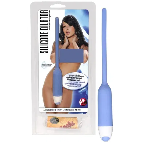 You2Toys - Mali silikonski uretralni vibrator - plavi