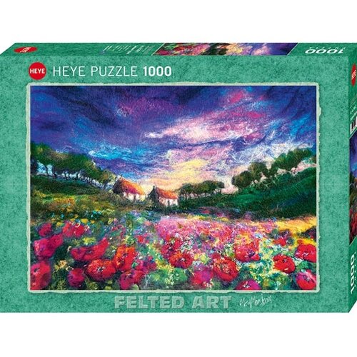 Heye puzzle Filc Art Sundown Poppies 1000 delova 29917 Slike