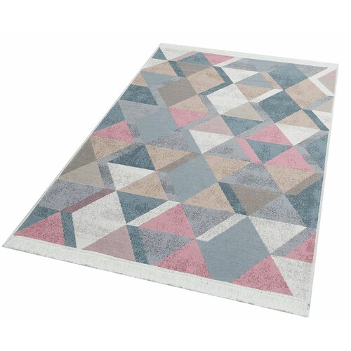 Conceptum Hypnose ar 10 - blue, pink bluepinkbeigegrey rug (80 x 150) Cene
