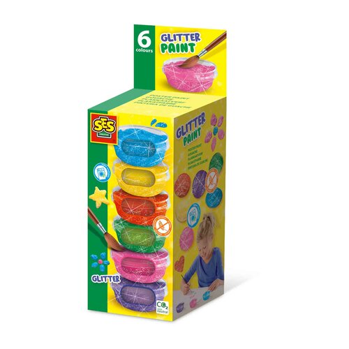 Ses Bleščeča plakatna barva (6x45ml)., (21333403) Cene