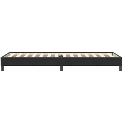 Box spring krevet bez madracem crni 80 x 220 cm bar&amp;scaron;unasti Slike