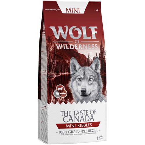 Wolf of Wilderness - Mini briketi (&amp;quot;The Taste Of&amp;quot;) - 5 x 1 kg Canada - govedina, puran, ploenovka Slike
