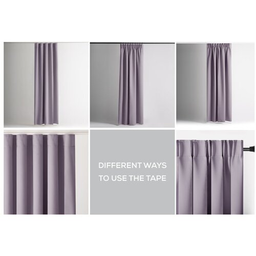 Restilo Pra&amp;scaron;no rožnata zatemnitvena izolacijska zavesa 140x270 cm Pleat &amp;ndash; Slike