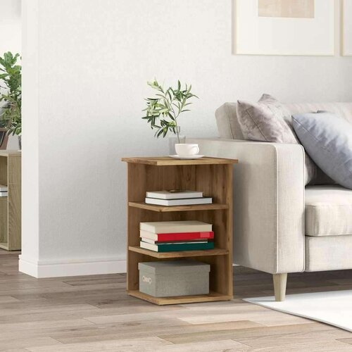 VidaXL Komoda Artisan hrast 35x35x55 cm izrađeno drvo Slike