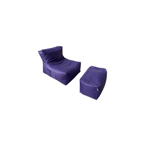 Atelier Del Sofa Lazy bag set Sedir, 75x70x95 cm, 75x35x35 cm, Ljubičasti Cene