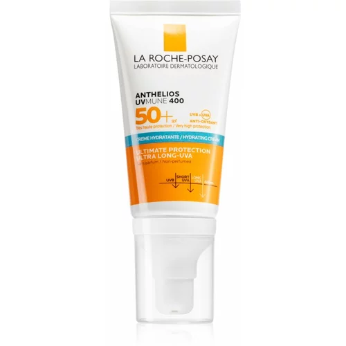 La Roche Posay Anthelios UVMUNE400 Hydrating Cream vodoodporna zaščita pred soncem za obraz za vse tipe kože 50 ml za ženske