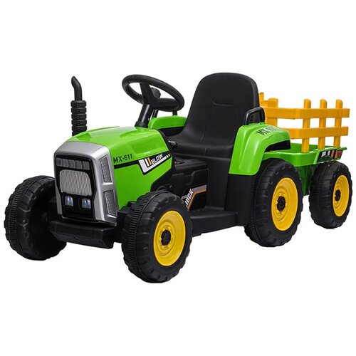 Dečiji traktor na akumulator Model 261 Zeleni, 3+ Slike