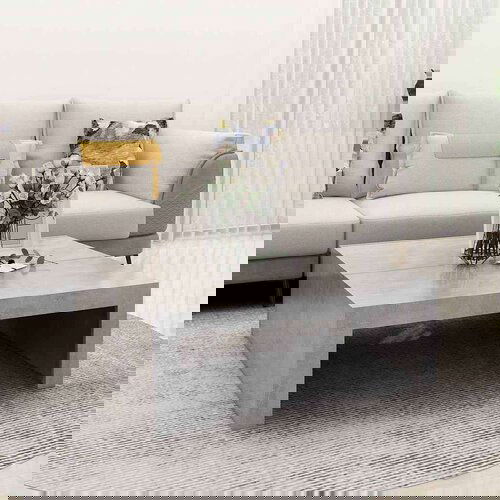 vidaXL Klubska mizica betonsko siva 100x100x35 cm iverna plošča Cene