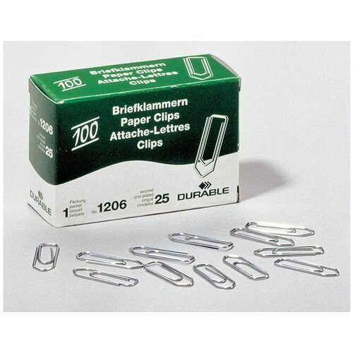Durable sponke za papir, pocinkane, 26mm, 100 kos (1206) DU120625 Cene