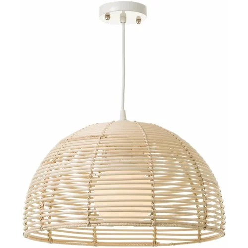 Casa Selección Stropna svjetiljka od ratana u prirodnoj boji sa sjenilom od ratana ø 38 cm Natural Way –