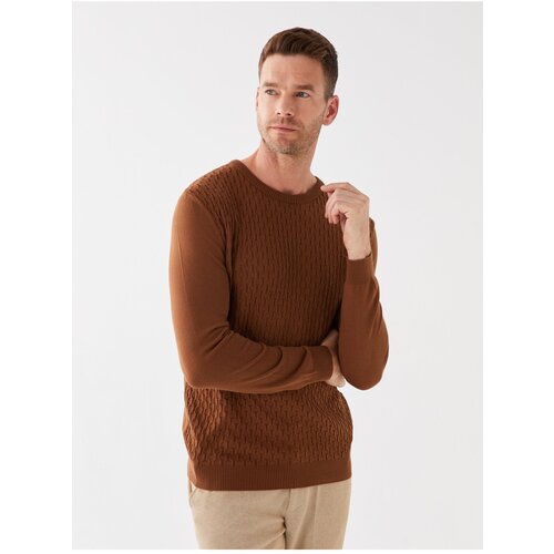 LC Waikiki Crew Neck Long Sleeved Men&amp;#039;s Knitwear Sweater Slike
