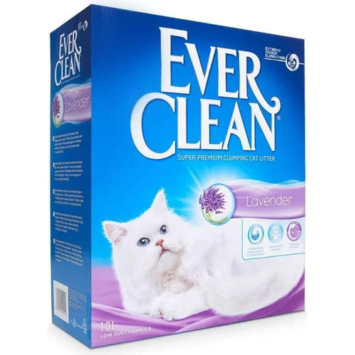 Everclean Ever Clean® Lavender sprijemljivi pesek za mačke - 10 l