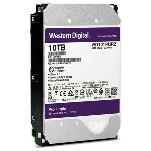 Western Digital SATA III 256MB 7.200 WD101PURZ hard disk Slike