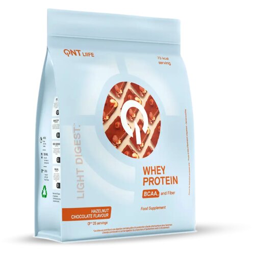 QNT light digest whey protein – lako svarljiv protein za mišiće i oporavak - lešnik čokolada 500g Cene
