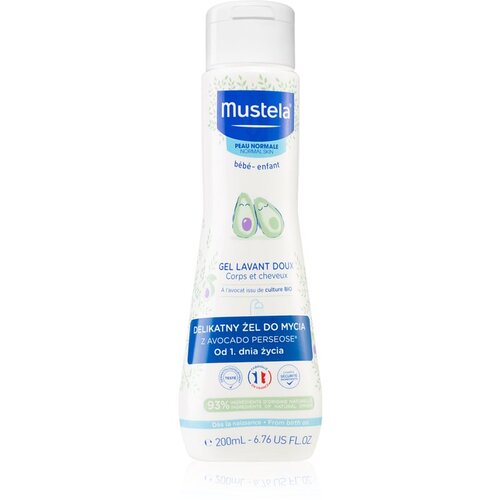 Mustela B&amp;eacute;b&amp;eacute; Bain gel za umivanje las in telesa za otroke 200 ml Slike