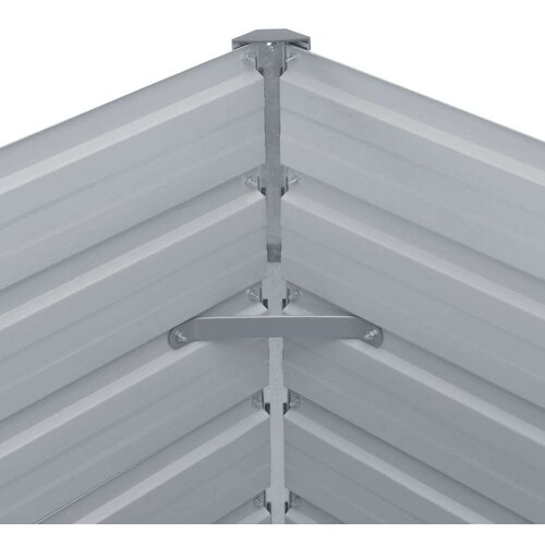 vidaXL Povi&scaron;ena vrtna gredica 160 x 80 x 45 cm pocinčani čelik smeđa Cijene