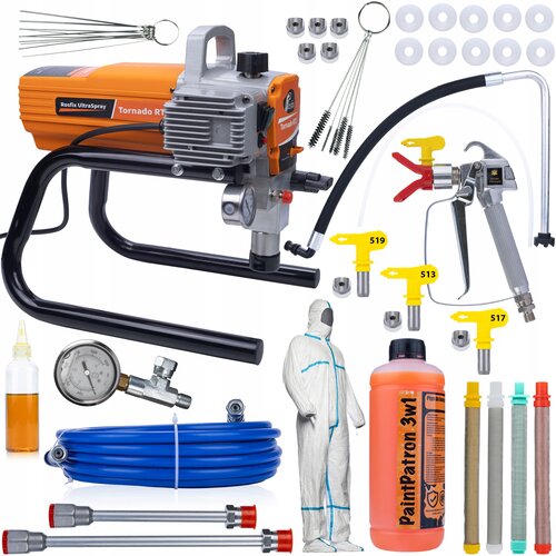 Rosfix Mega komplet Barvni agregat Tornado RT1 UltraSpray 1800W 22MPA 2,2L/min z dodatki, (5000137359) Cene