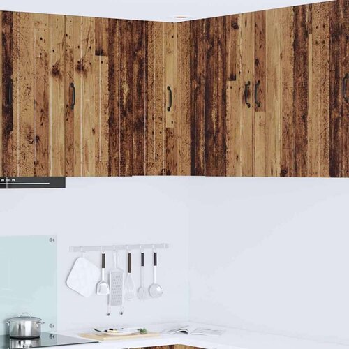 vidaXL zidni kuhinjski ormarić s policom staro drvo 57 x 57 x 80 cm Cijene