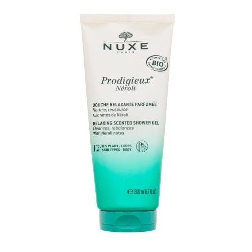 Nuxe Prodigieux Néroli Relaxing Scented Shower Gel gel za prhanje z vonjem nerolija in bergamotke 200 ml za ženske Cene