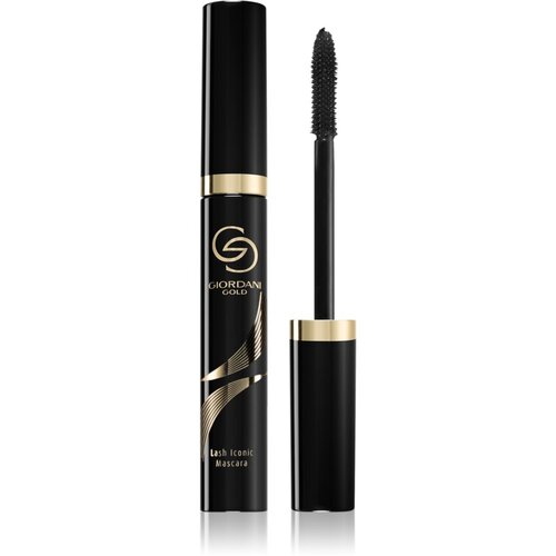 Oriflame Giordani Gold Lash Iconic Crown maskara za volumen in privihanje trepalnic odtenek Black 8 ml Slike