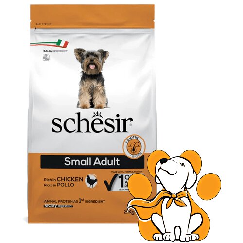 Schesir small Dog, Chicken 2kg, Dehidrirana Hrana Vrhunskog Kvaliteta Cene